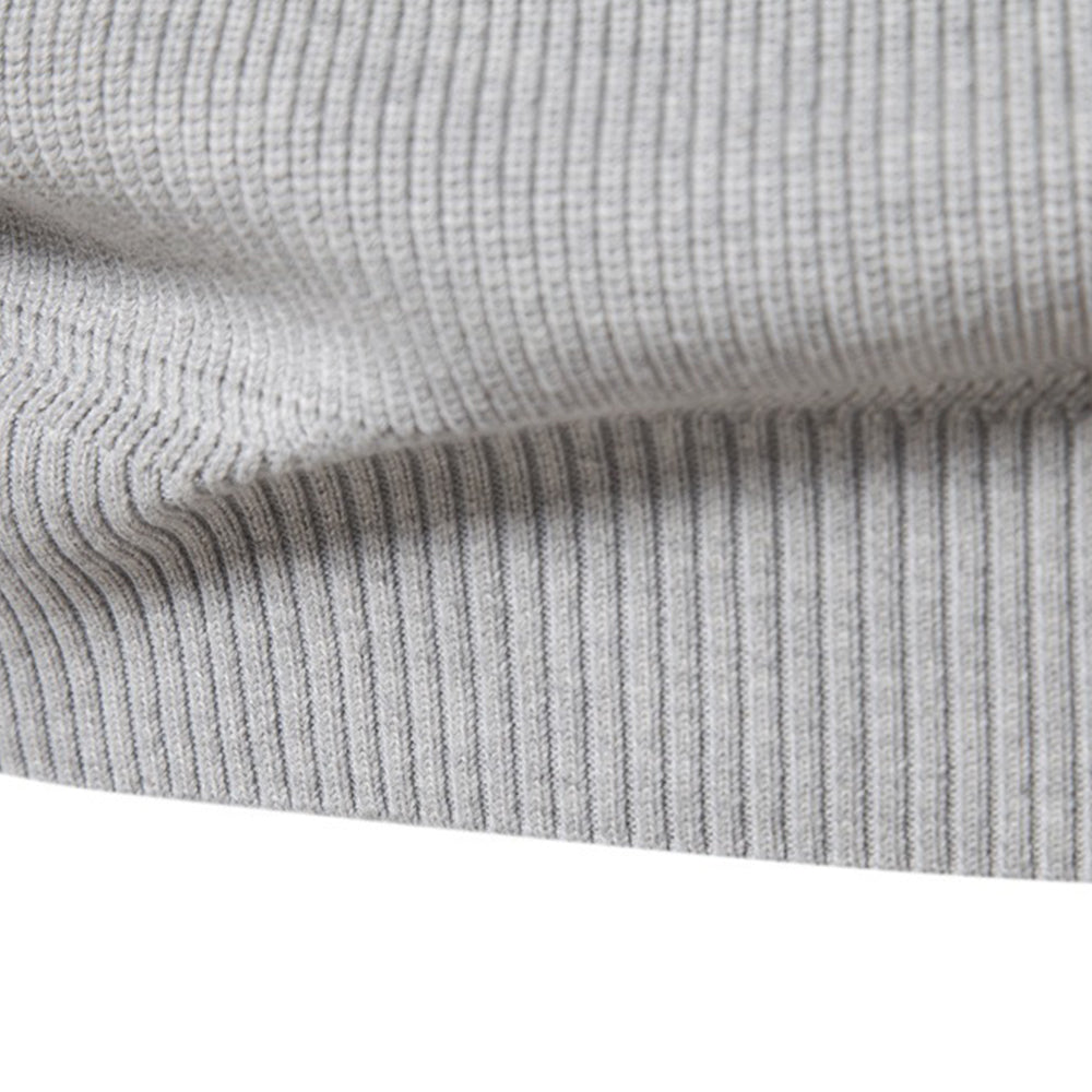 Men's Half-Zip Turtleneck Sweater
