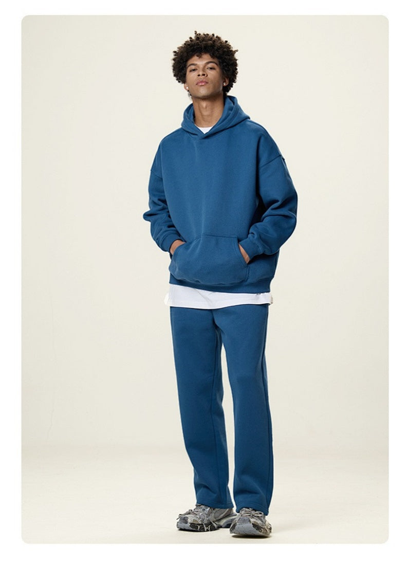 Fleece Lined Relaxed Pullover Hoodie
