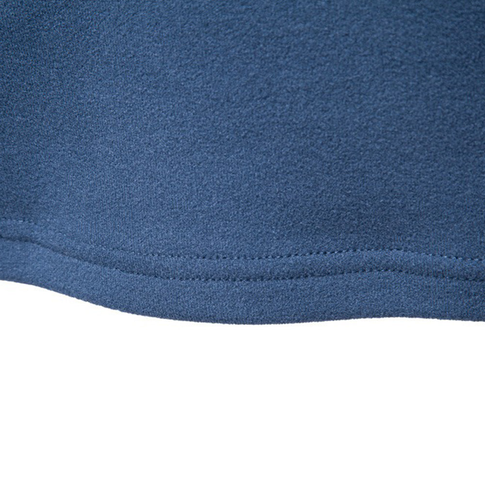 Men's Stand-Collar Half-Zip Thermal Sweatshirt