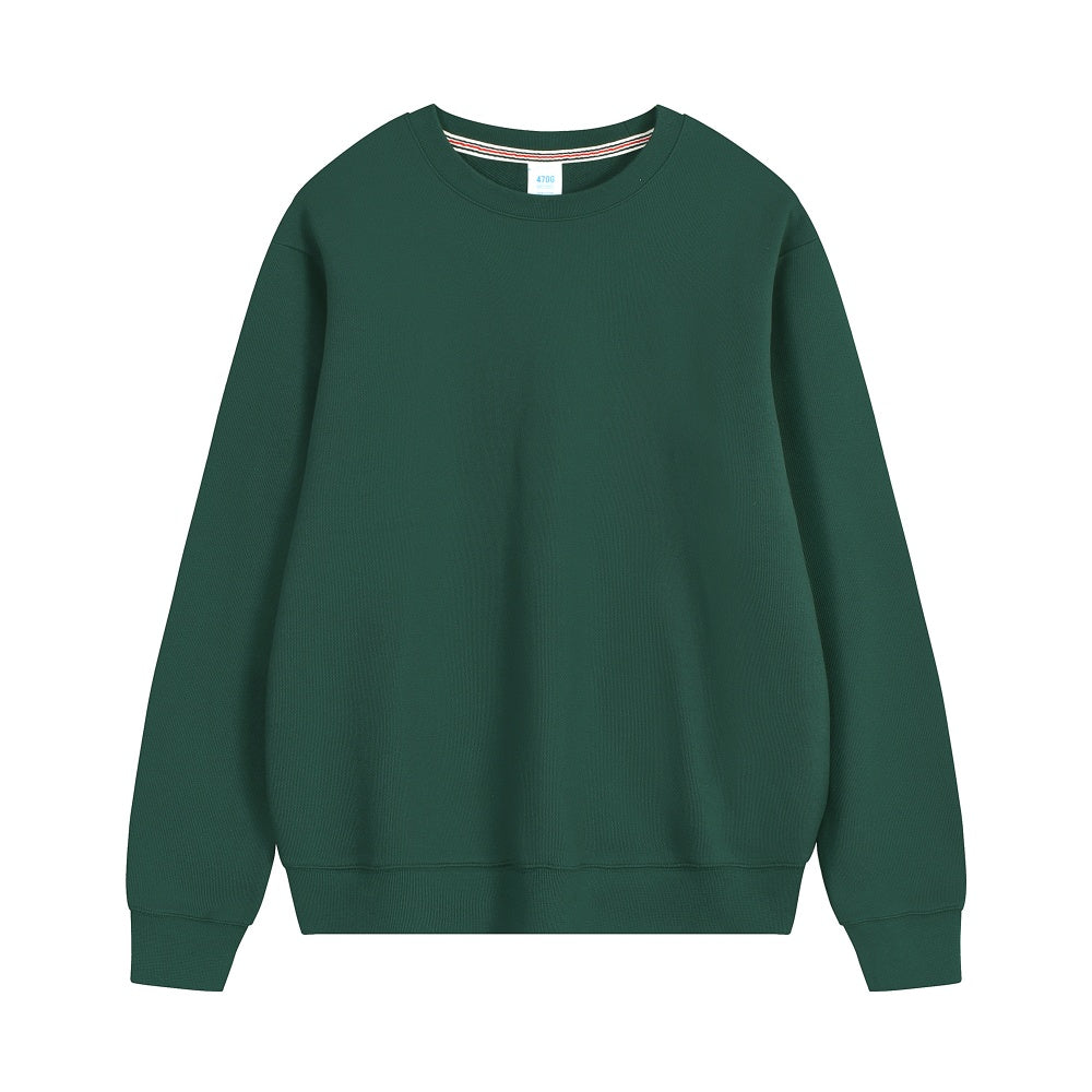 Unisex Oversized Casual Cotton Crewneck Sweatshirt