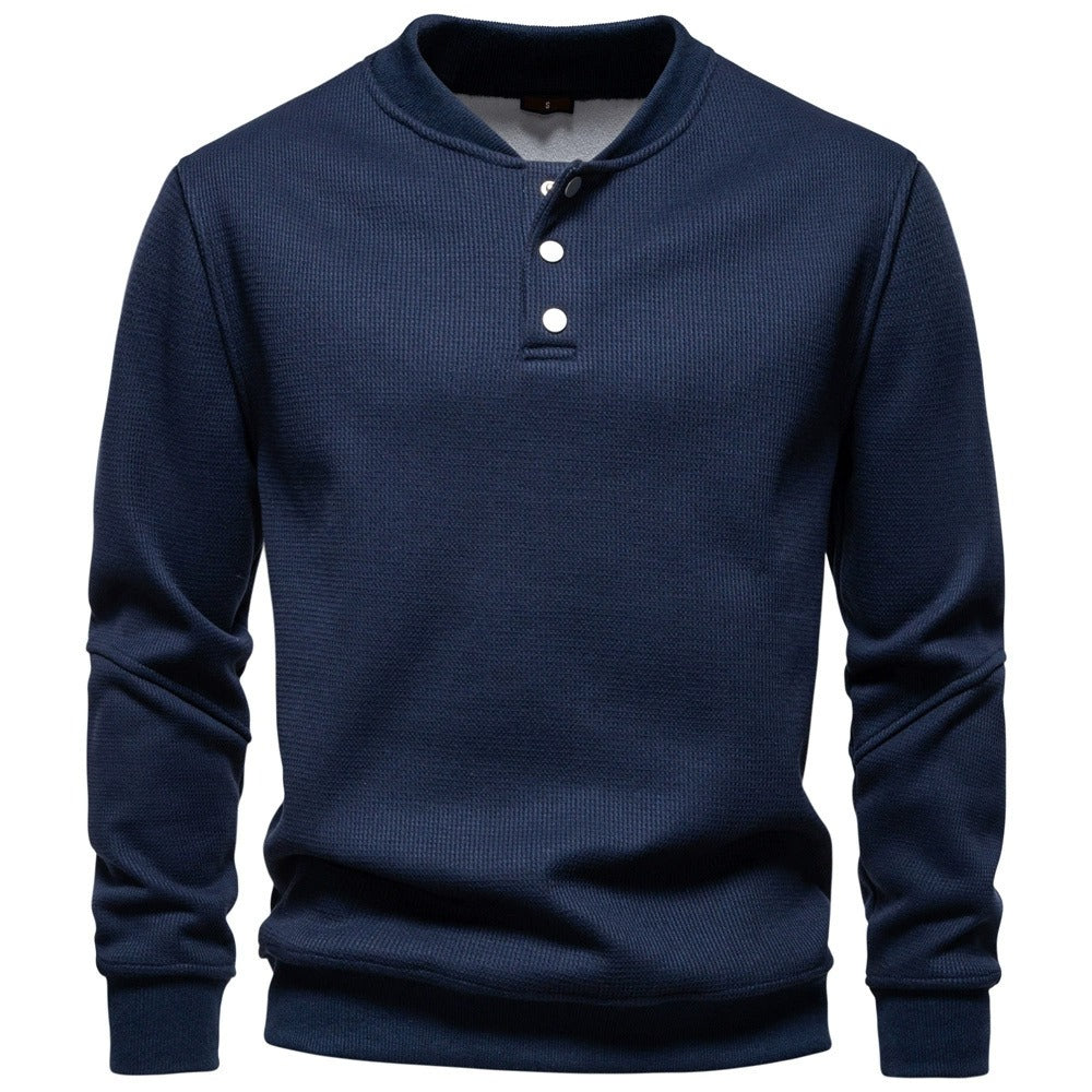 Men’s Waffle Fleece Lined Sweatshirt