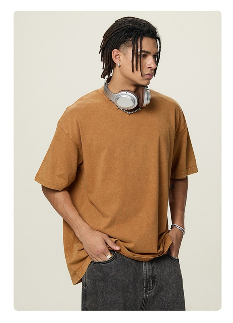 Washed Boxy Cotton T-Shirt