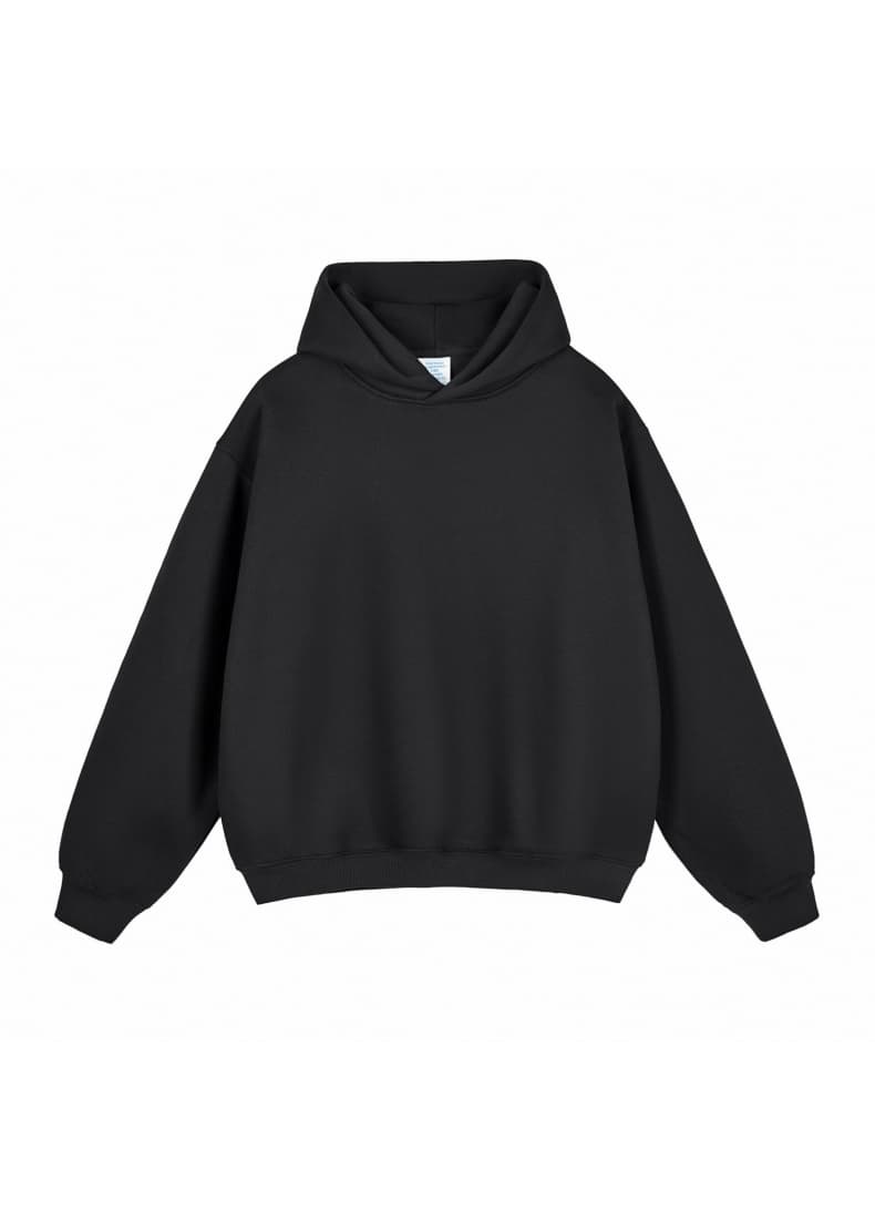 Boxy Heavyweight Fleece Clean Fit Hoodie