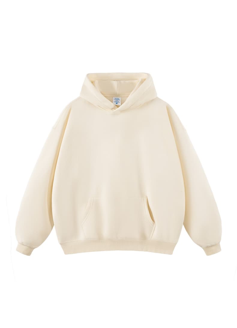Fleece Lined Relaxed Pullover Hoodie