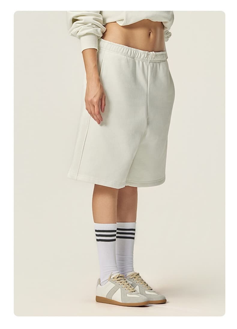 Heavyweight Fleece Drawstring Shorts