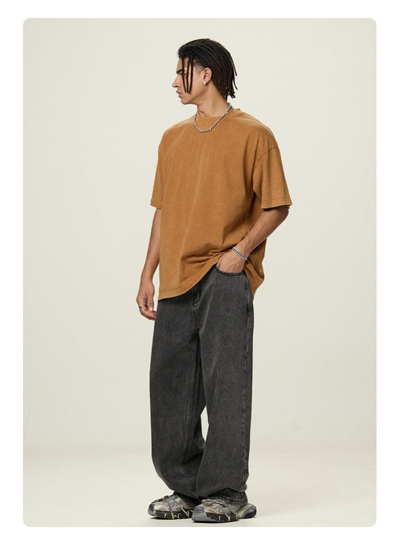 Washed Boxy Cotton T-Shirt