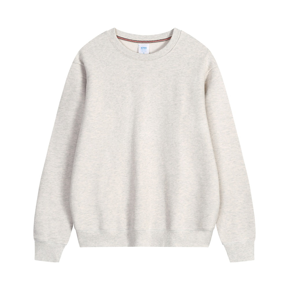 Unisex Oversized Casual Cotton Crewneck Sweatshirt