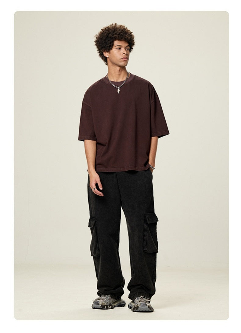Washed Boxy Cotton T-Shirt