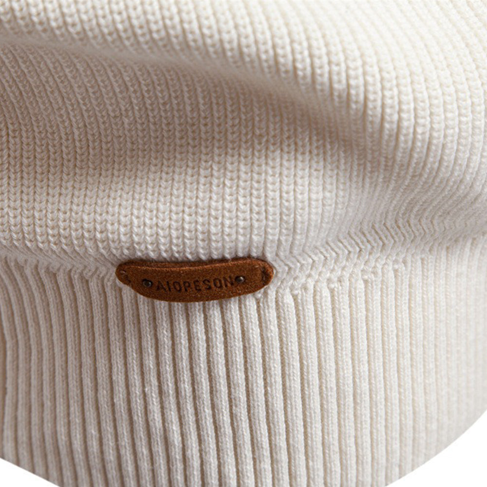 Men's Half-Zip Turtleneck Sweater