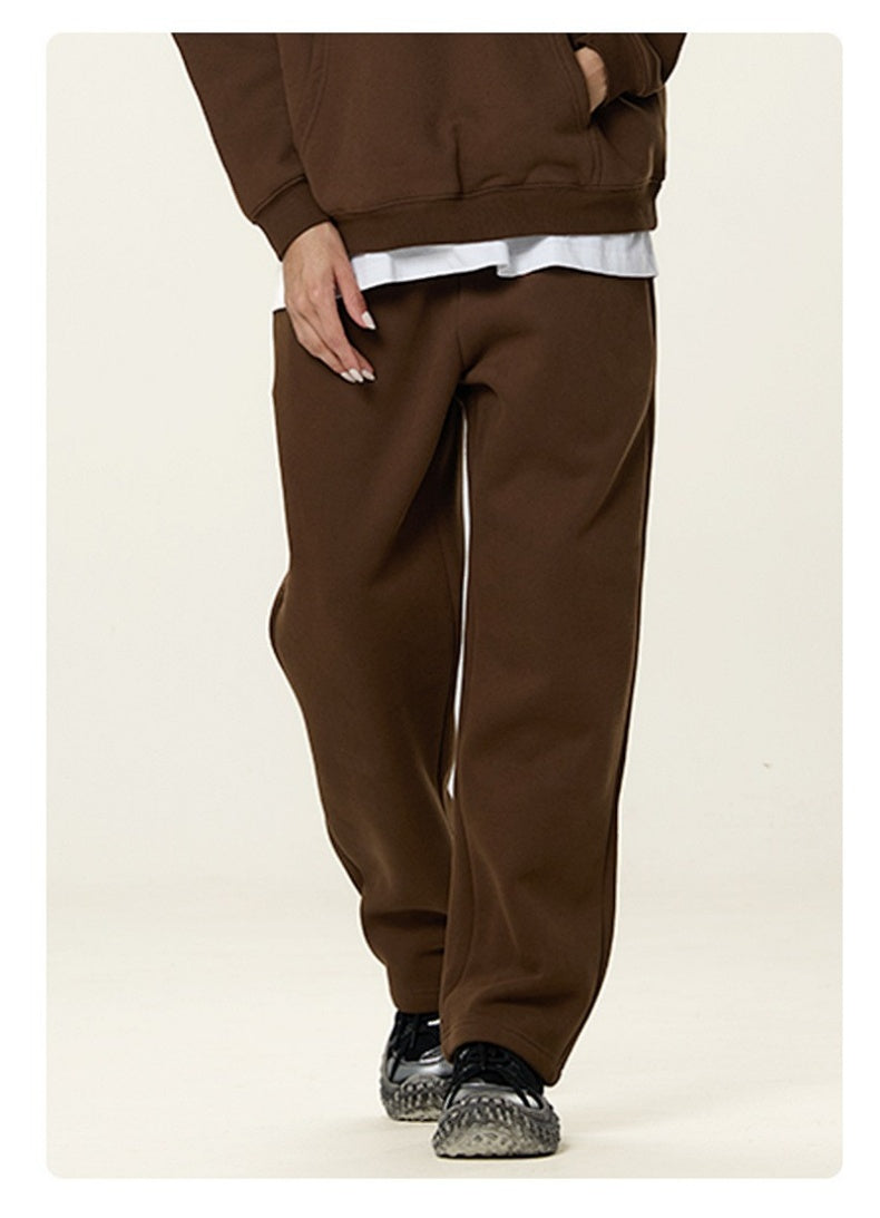 Heavyweight Fleece Wide-Leg Sweatpants
