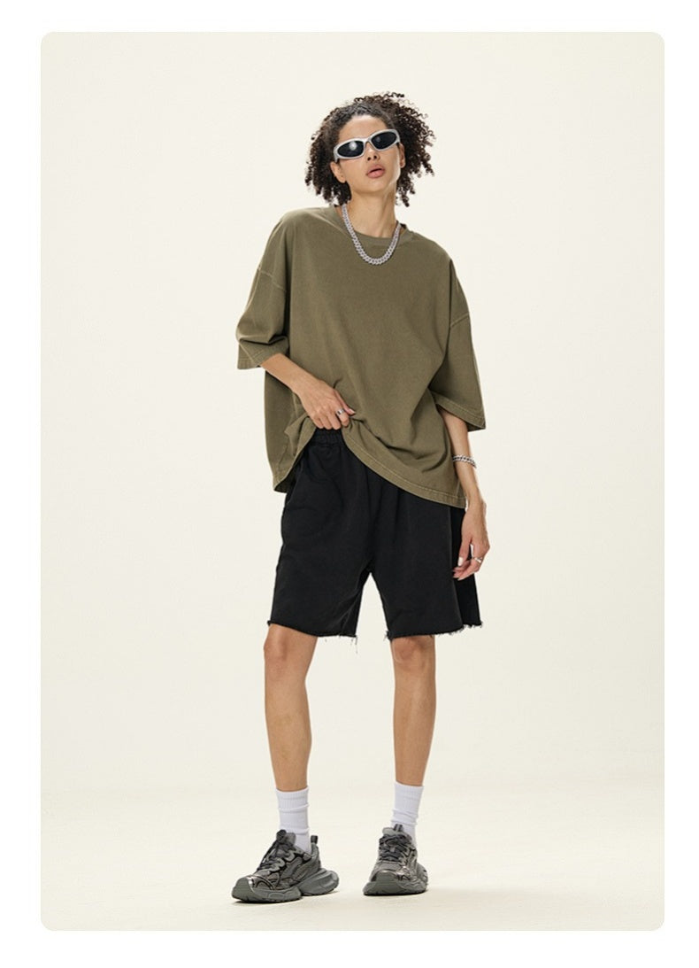 Washed Boxy Cotton T-Shirt