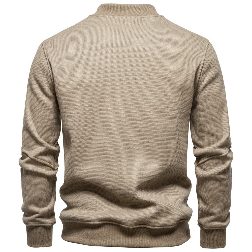 Men’s Waffle Fleece Lined Sweatshirt