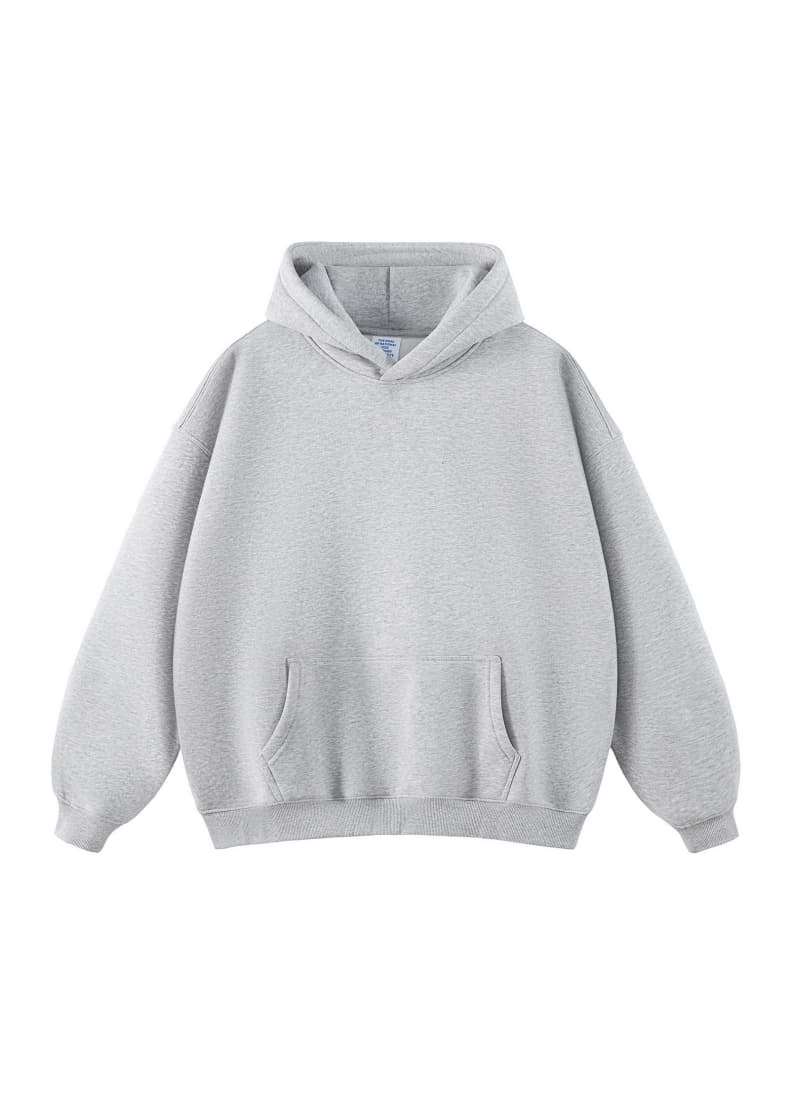 Fleece Lined Relaxed Pullover Hoodie