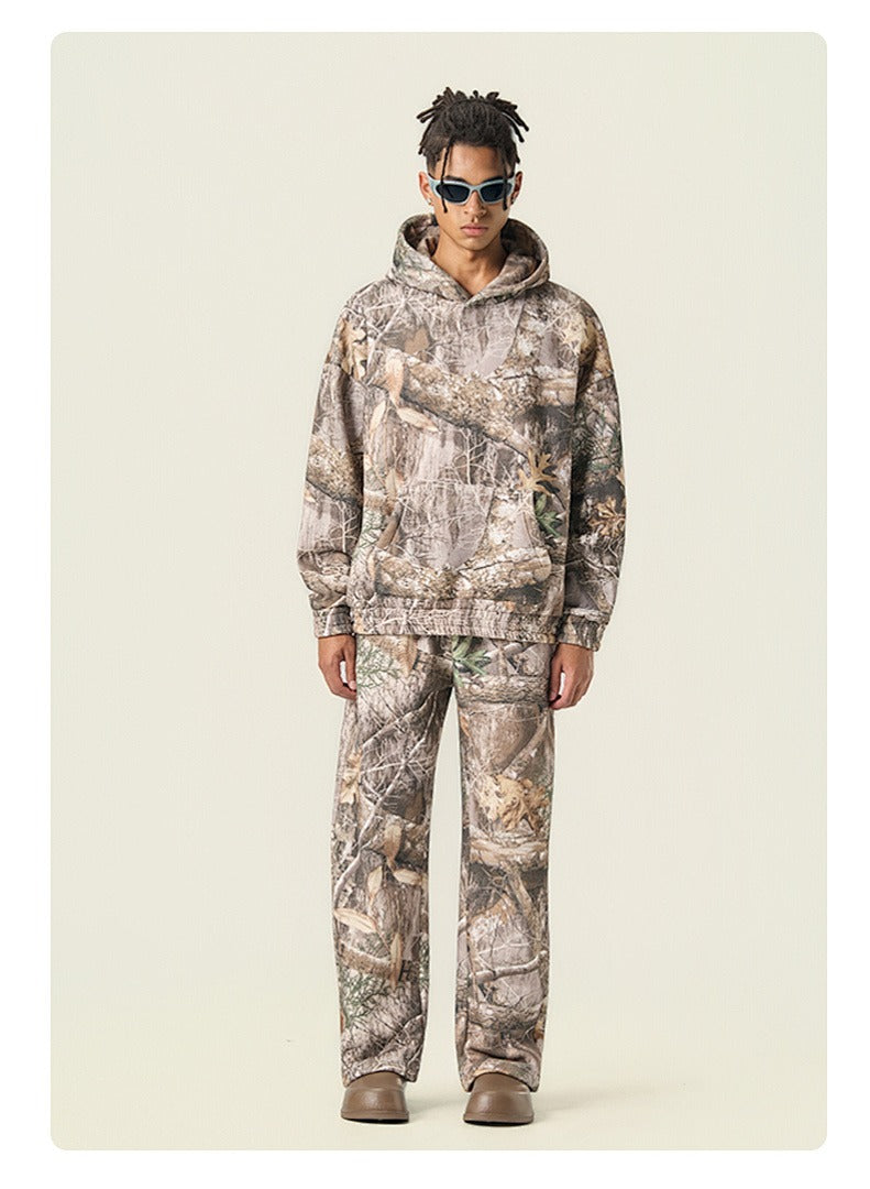 Woodland Camo Fleece Sweatpants