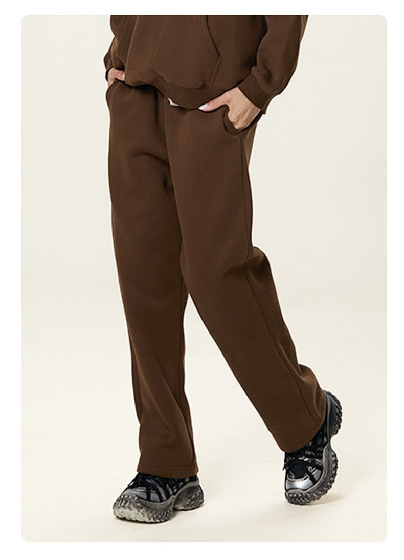Heavyweight Fleece Wide-Leg Sweatpants