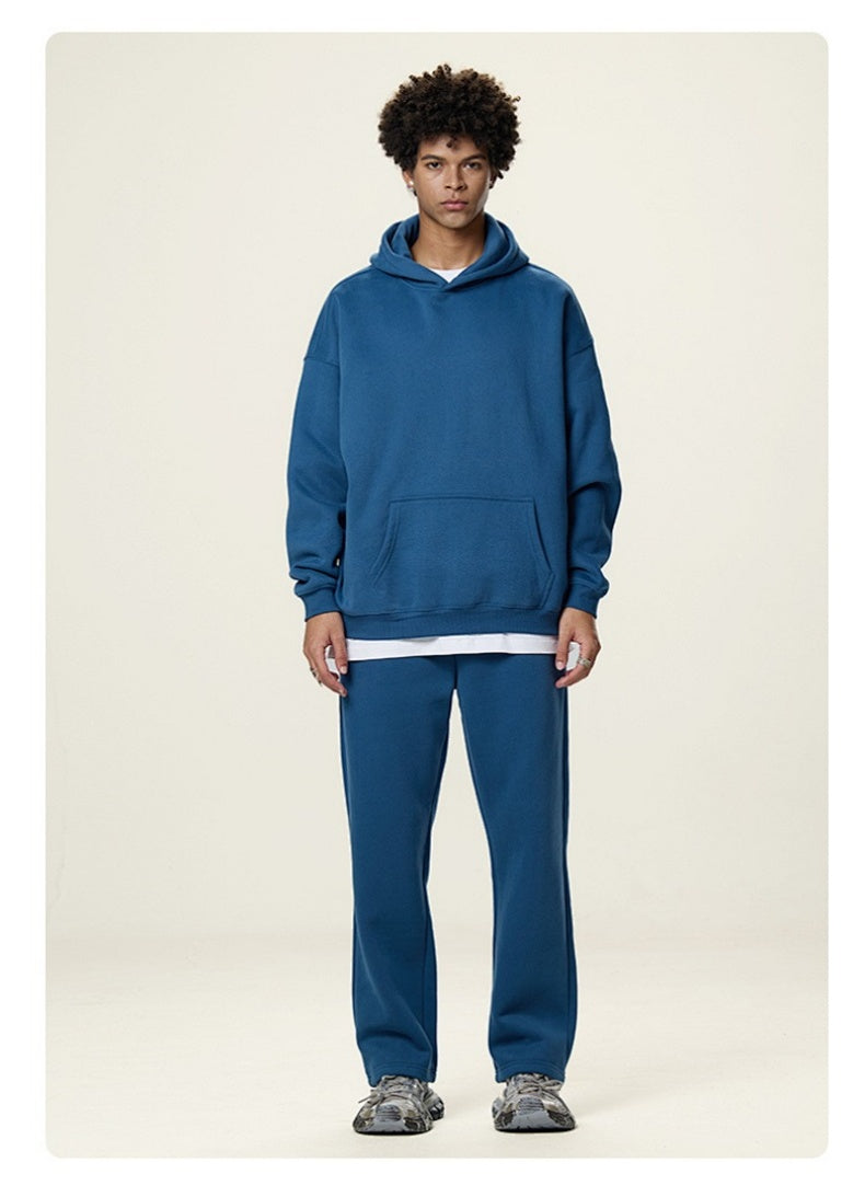Fleece Lined Relaxed Pullover Hoodie