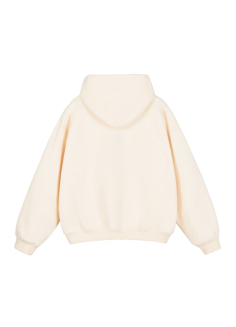 Boxy Heavyweight Fleece Clean Fit Hoodie