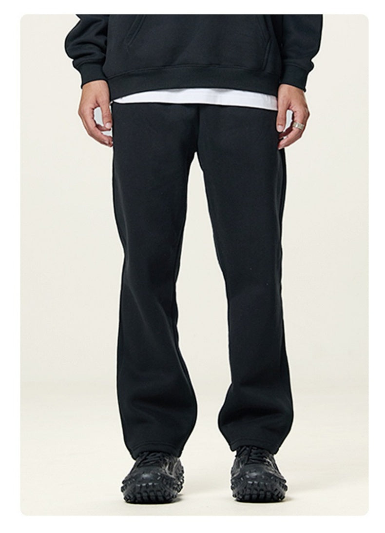 Heavyweight Fleece Wide-Leg Sweatpants