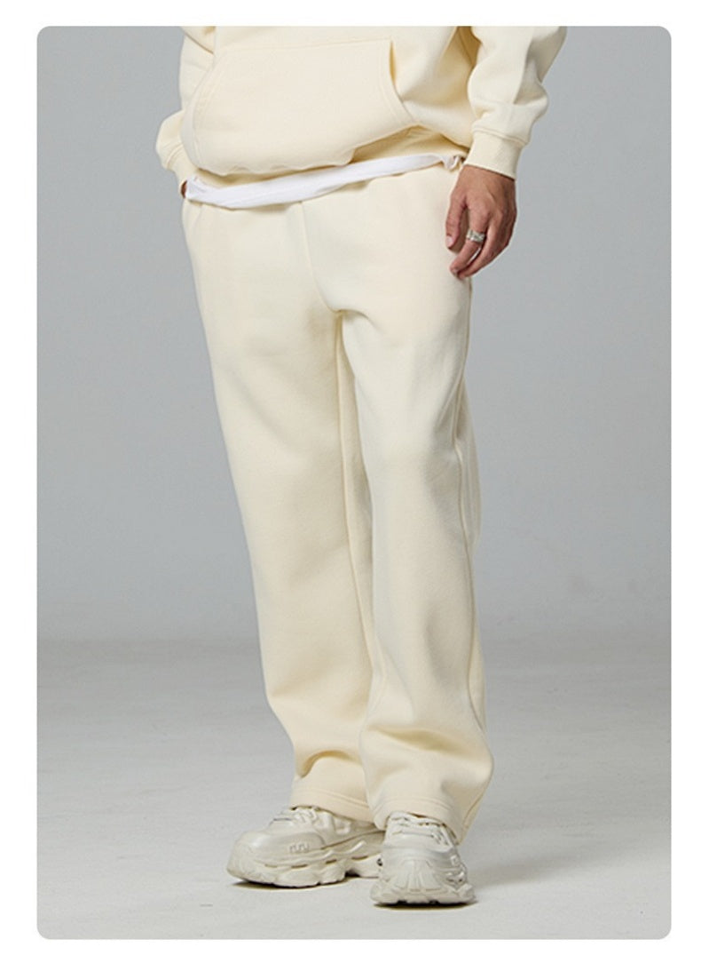 Heavyweight Fleece Wide-Leg Sweatpants