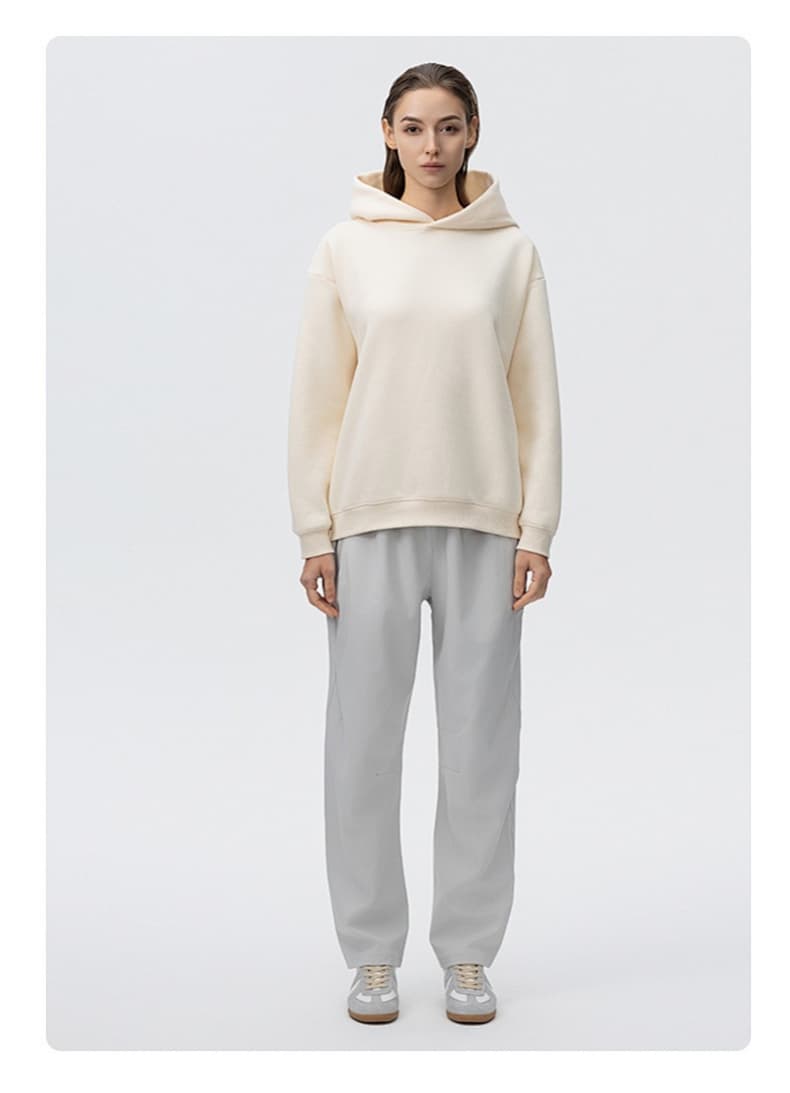 Boxy Heavyweight Fleece Clean Fit Hoodie