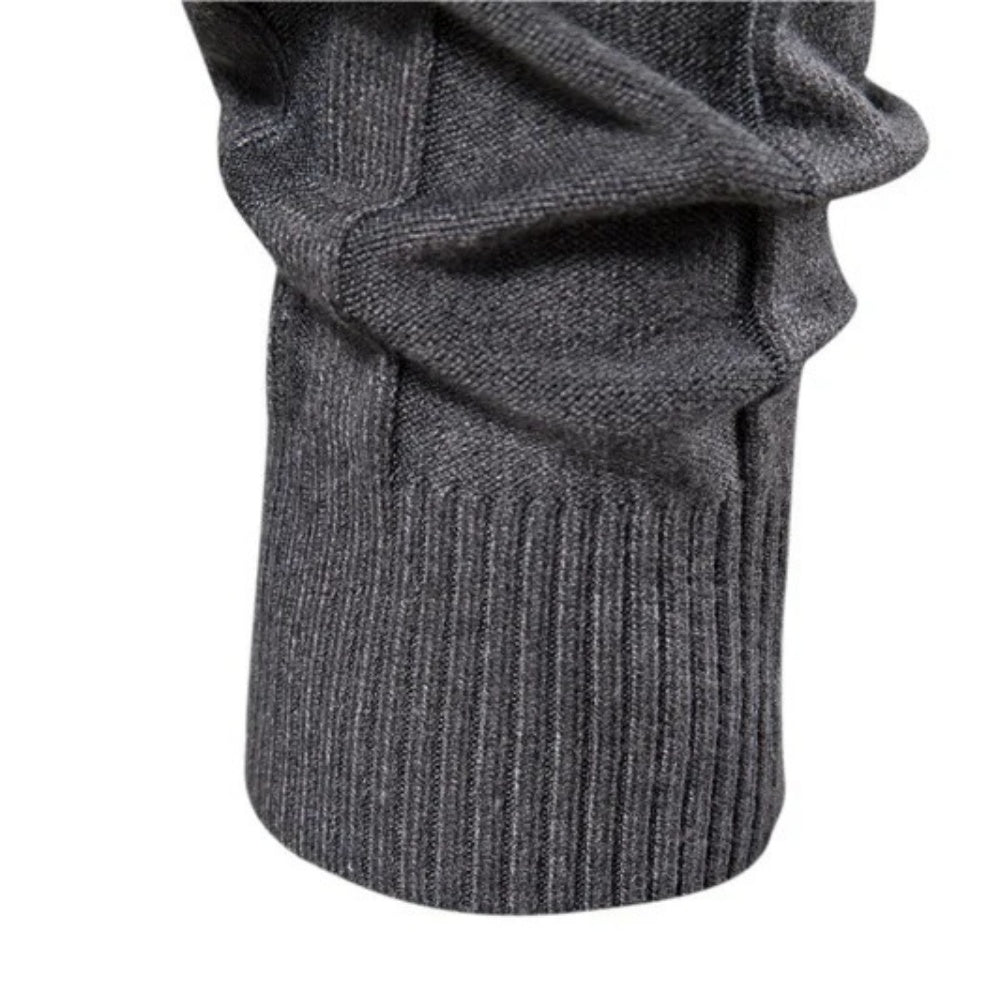 Men’s Turtleneck Cable Knit Casual Sweater