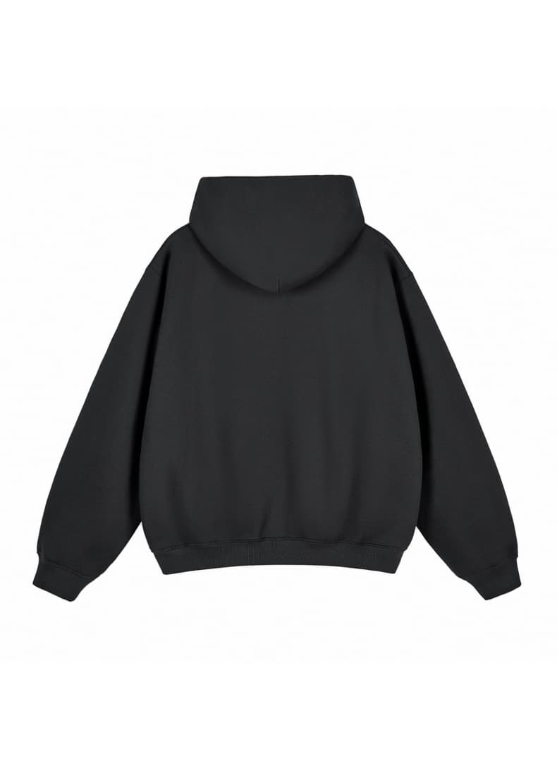 Boxy Heavyweight Fleece Clean Fit Hoodie