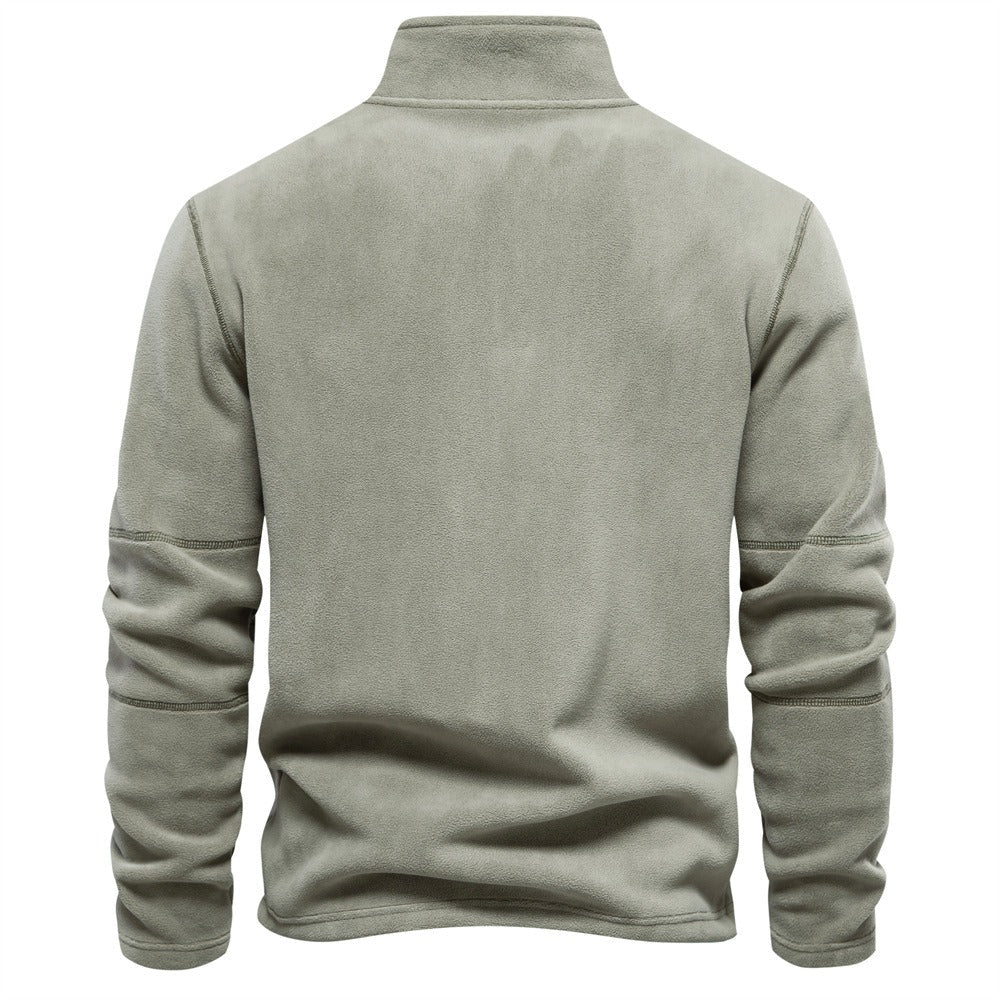 Men’s Half-Zip Mock Neck Sweatshirt