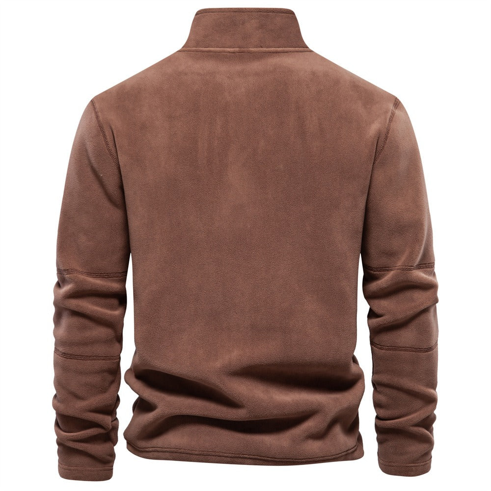 Men’s Half-Zip Mock Neck Sweatshirt