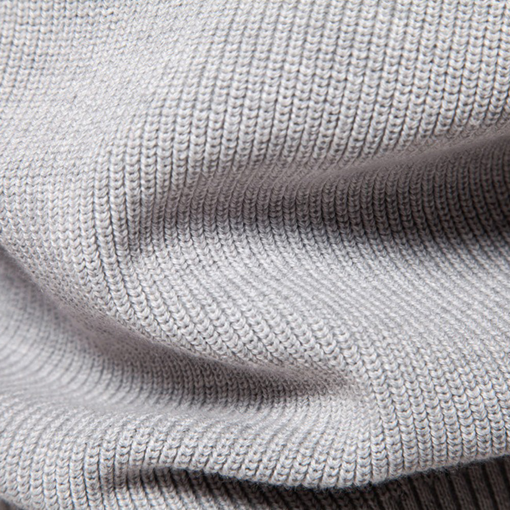 Men's Buttoned Turtleneck Sweater