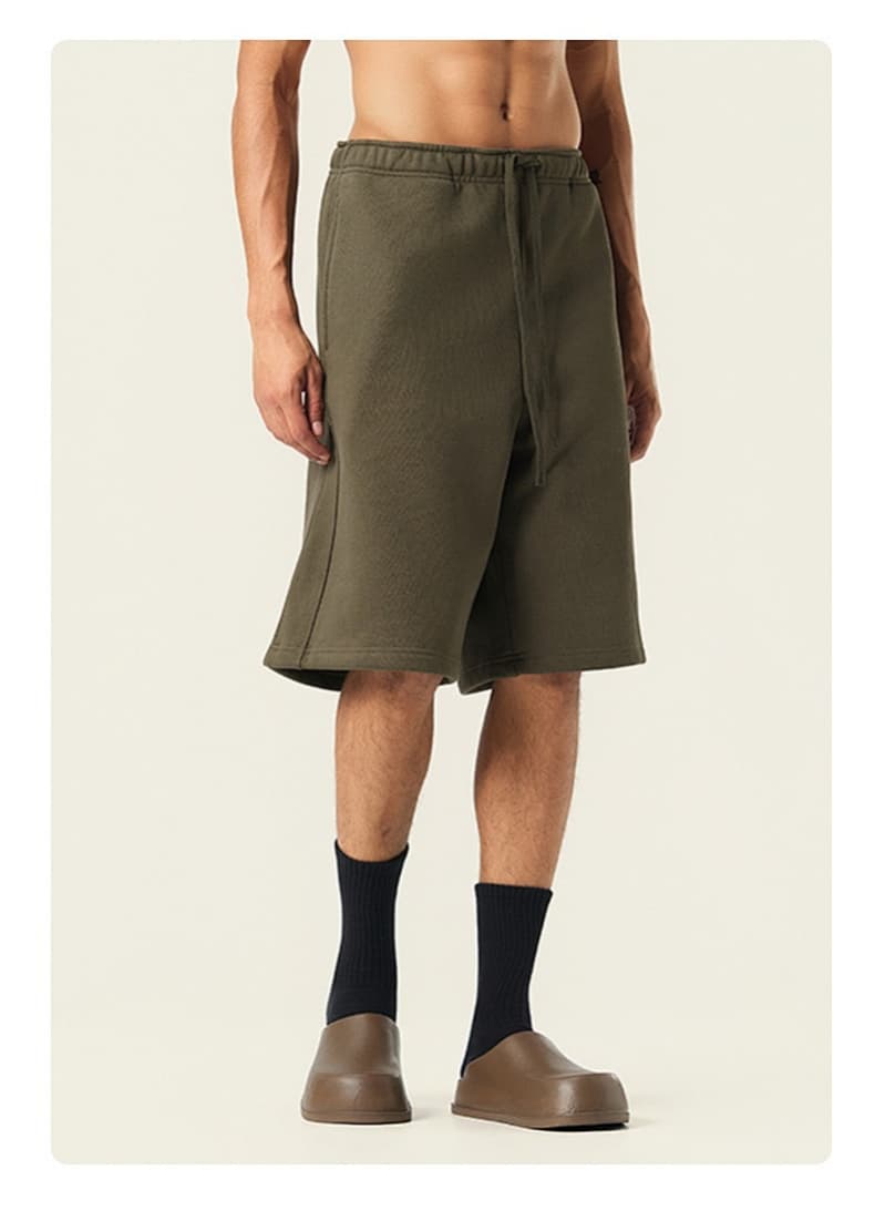 Heavyweight Fleece Drawstring  Shorts