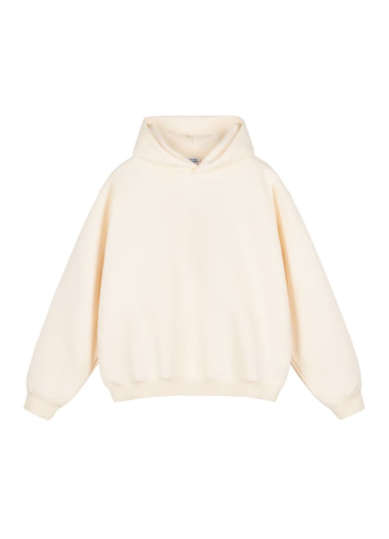 Boxy Heavyweight Fleece Clean Fit Hoodie