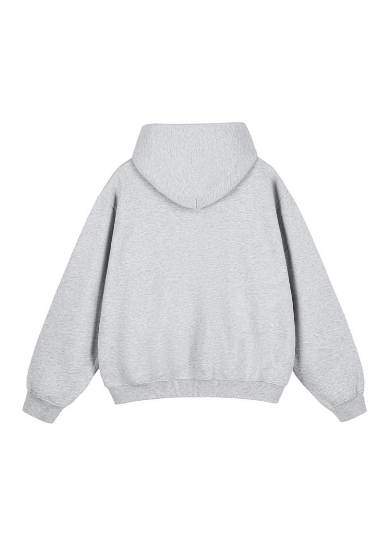 Boxy Heavyweight Fleece Clean Fit Hoodie