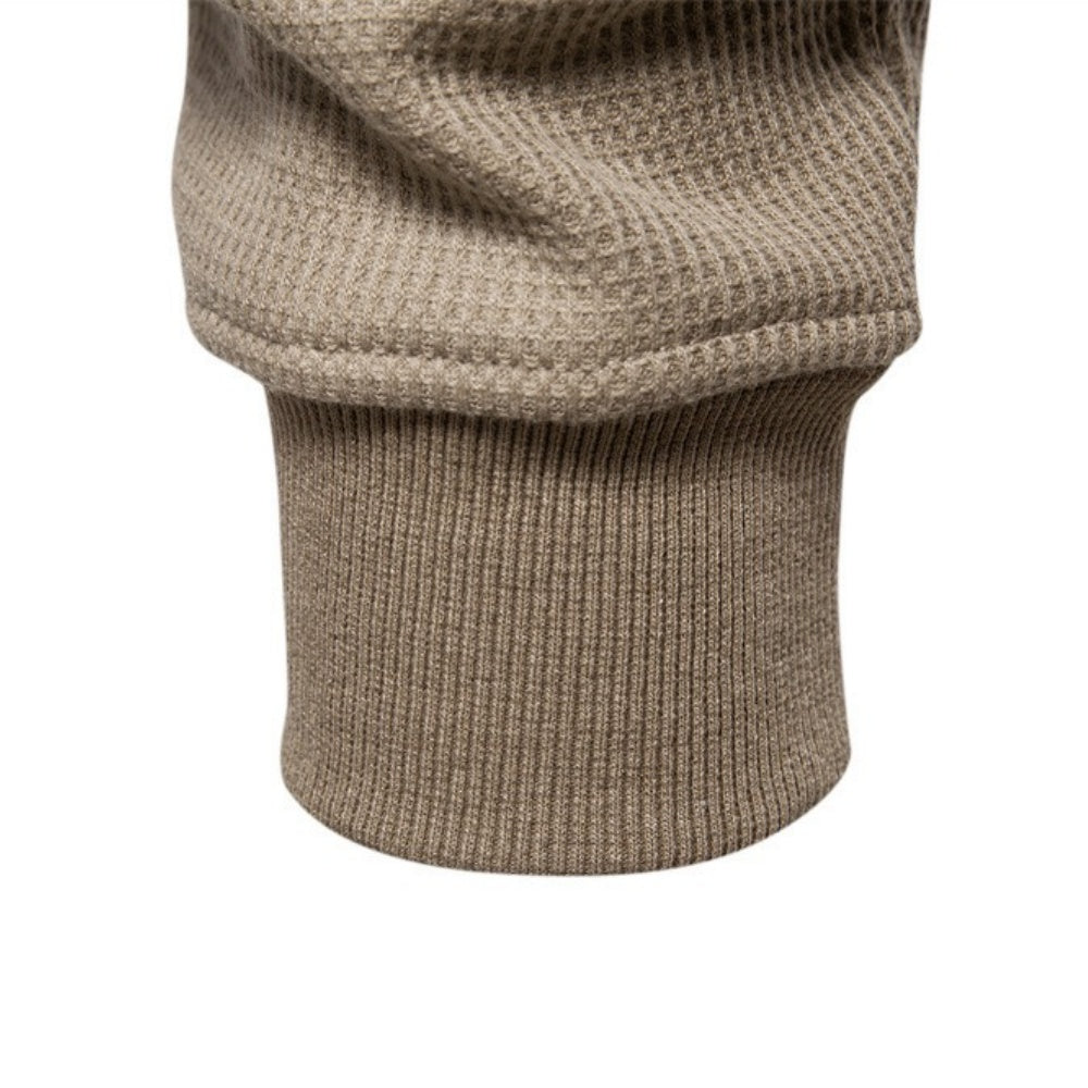 Men’s Waffle Fleece Lined Sweatshirt