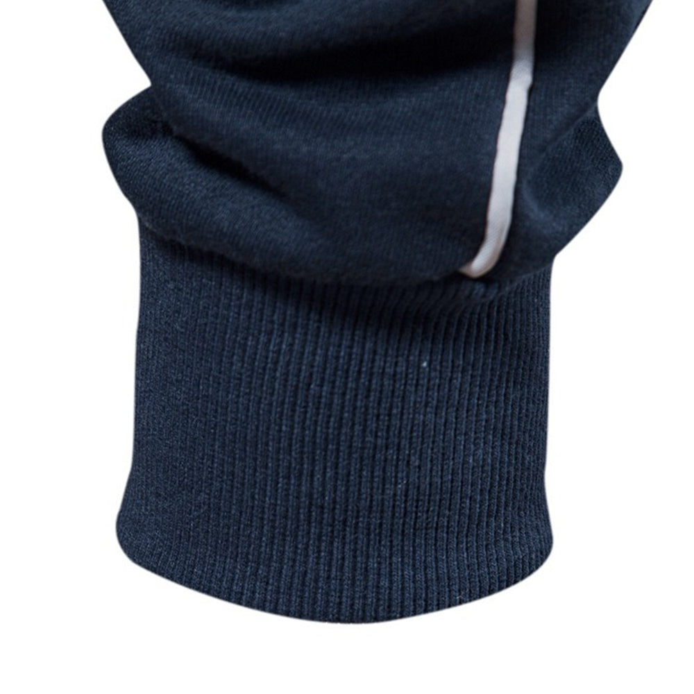 Men's Zip-Up Mock Neck Sweatshirt