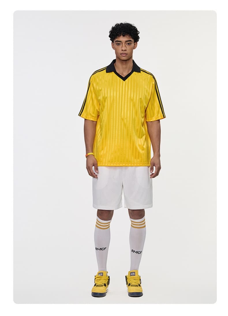 Retro Contrast Trim Sports T-Shirt