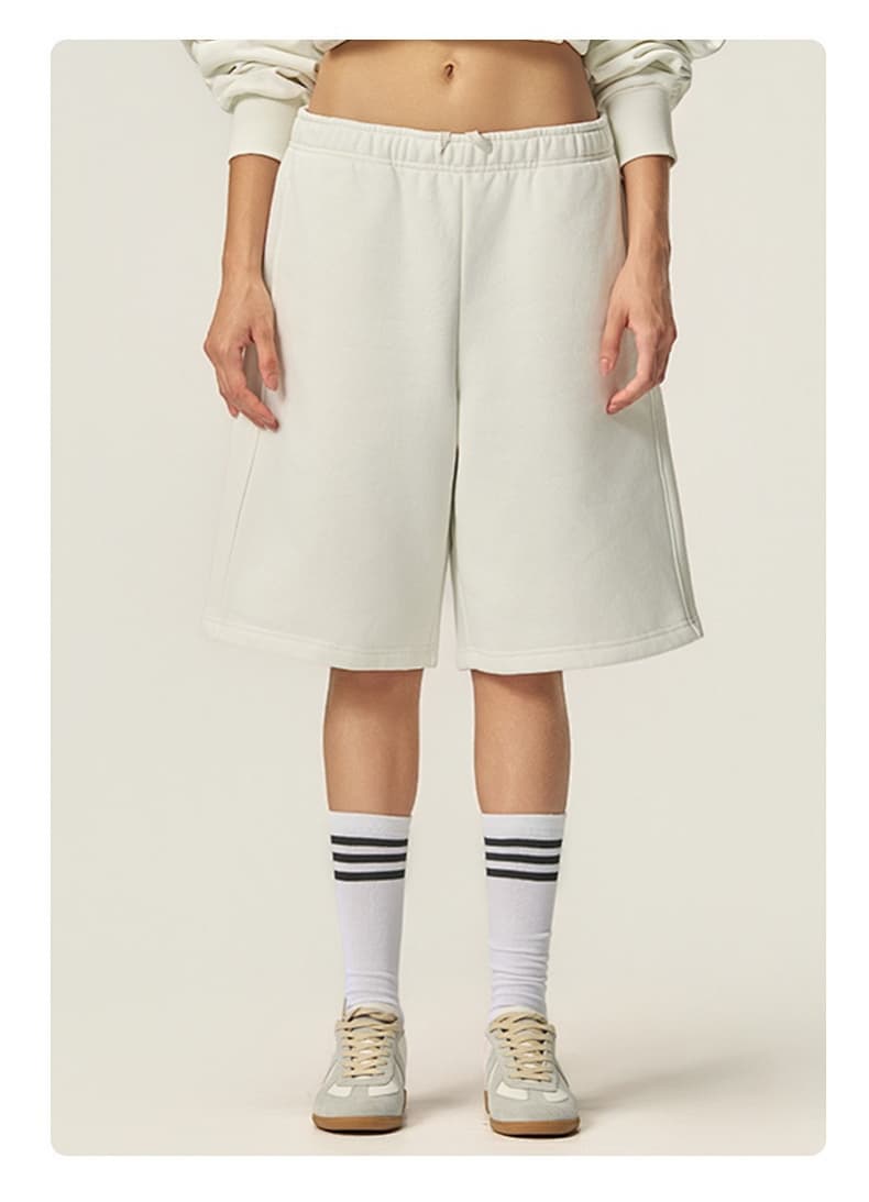 Heavyweight Fleece Drawstring  Shorts