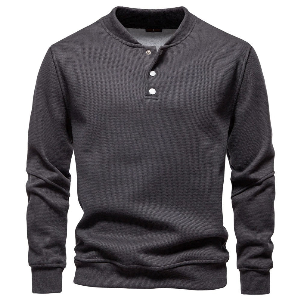 Men’s Waffle Fleece Lined Sweatshirt