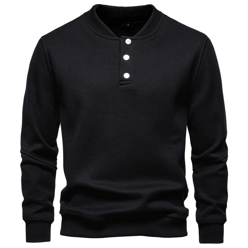 Men’s Waffle Fleece Lined Sweatshirt
