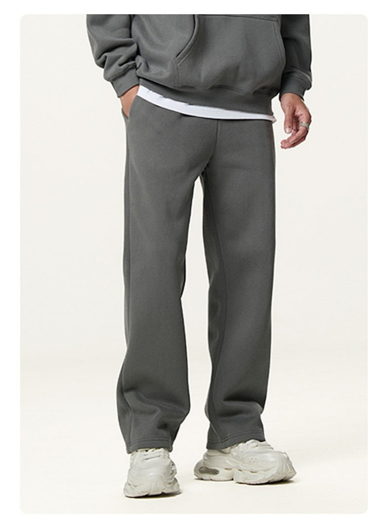 Heavyweight Fleece Wide-Leg Sweatpants