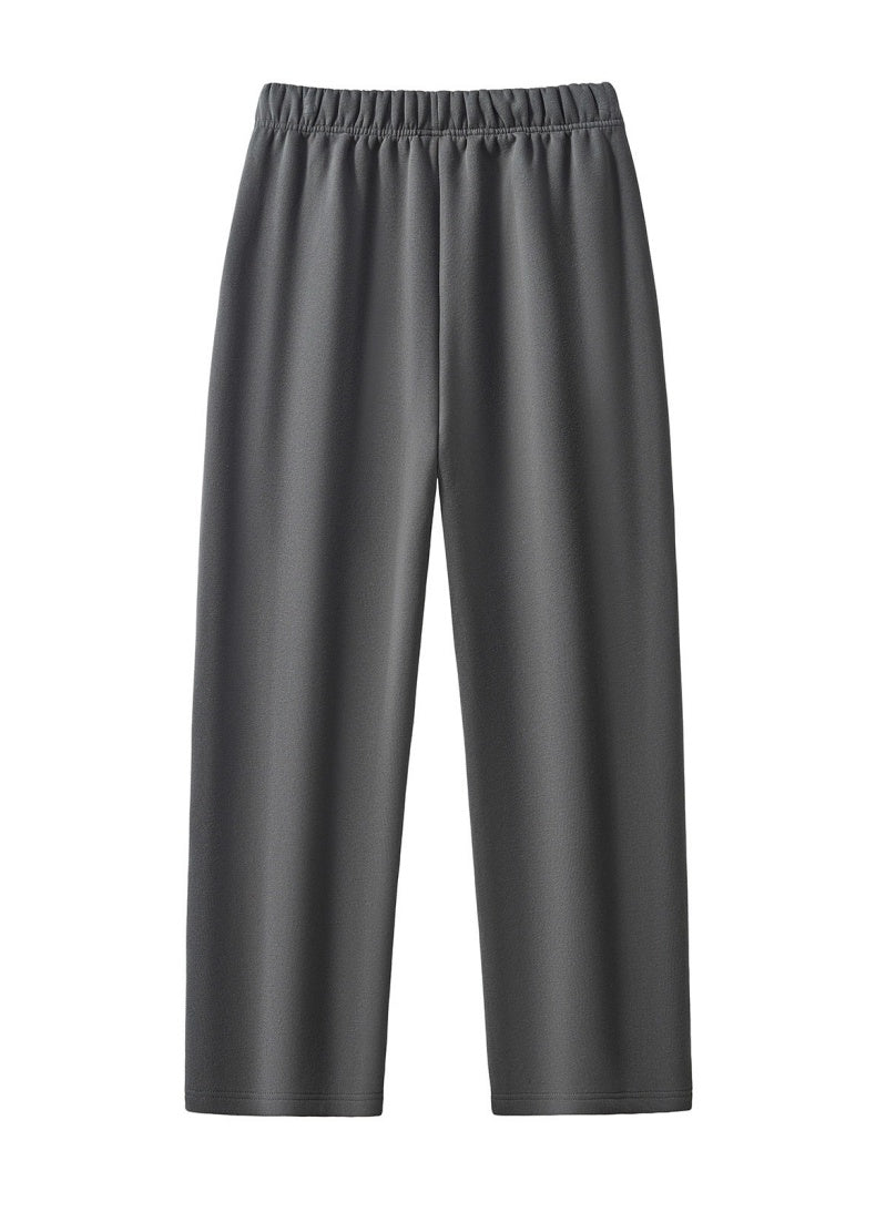 Heavyweight Fleece Wide-Leg Sweatpants