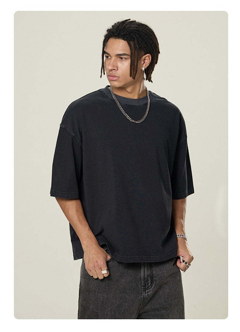 Washed Boxy Cotton T-Shirt