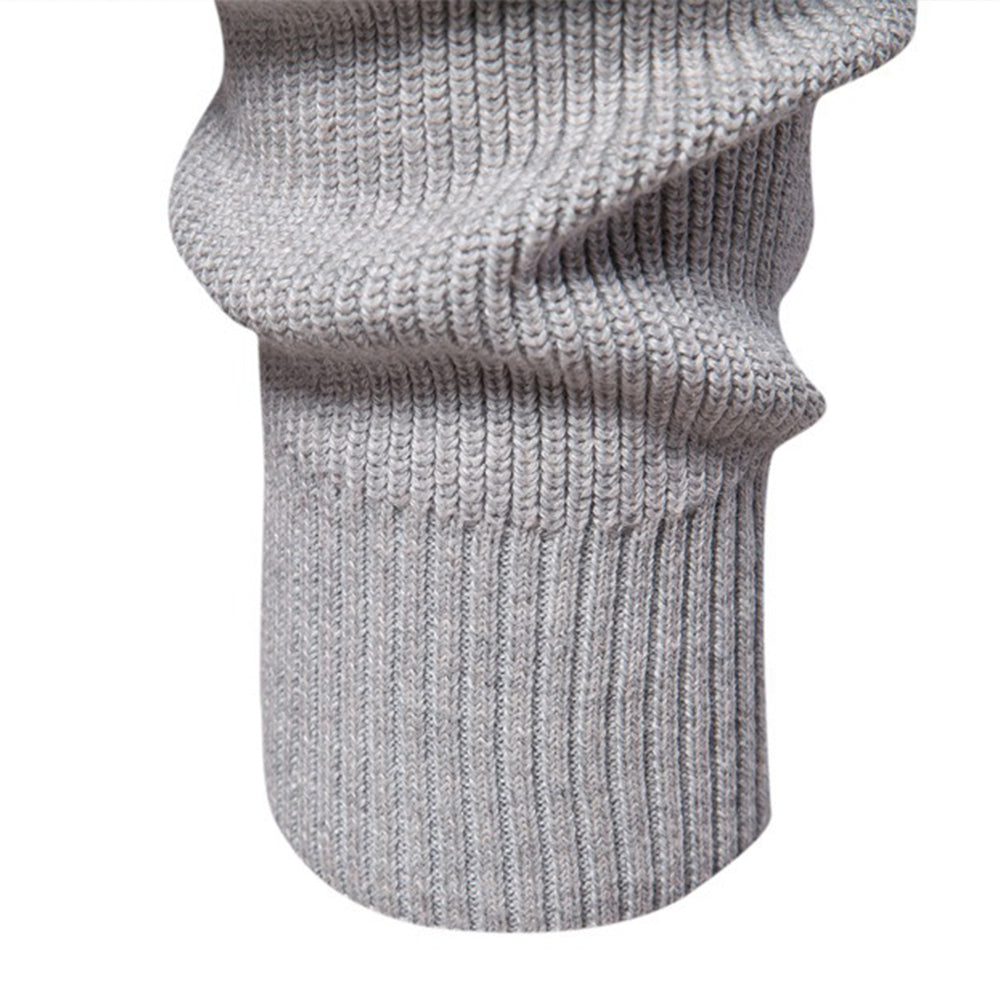 Men's Buttoned Turtleneck Sweater