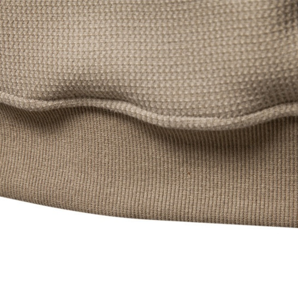 Men’s Waffle Fleece Lined Sweatshirt