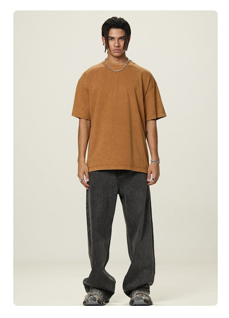 Washed Boxy Cotton T-Shirt
