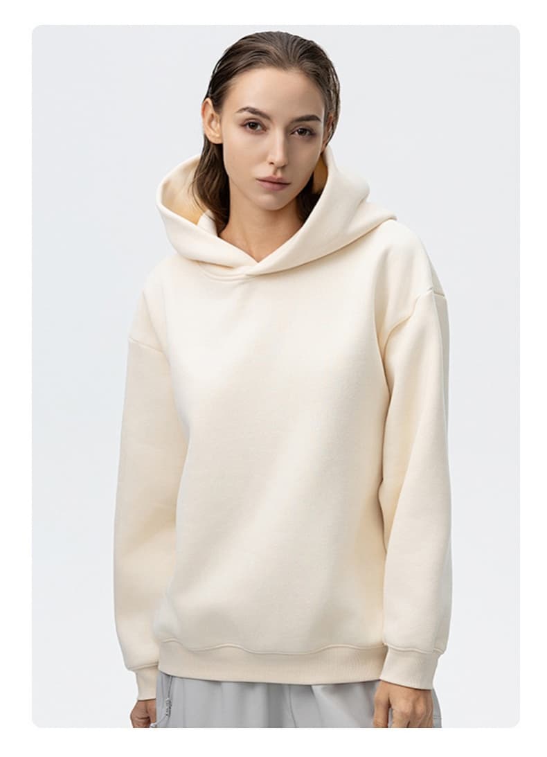 Boxy Heavyweight Fleece Clean Fit Hoodie