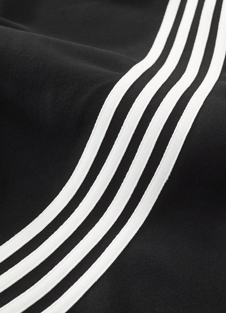Color-Block Striped Wide-Leg Drawstring Pants