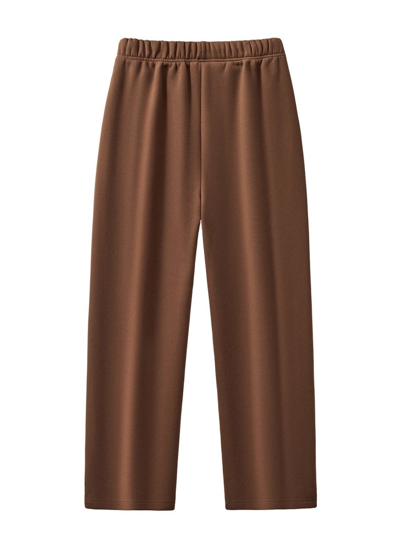 Heavyweight Fleece Wide-Leg Sweatpants