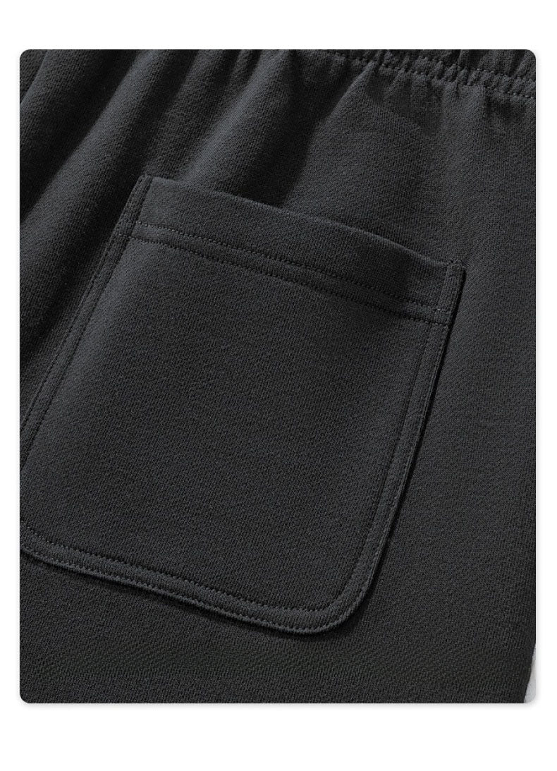 Heavyweight Cotton Straight-Leg Drawstring Shorts