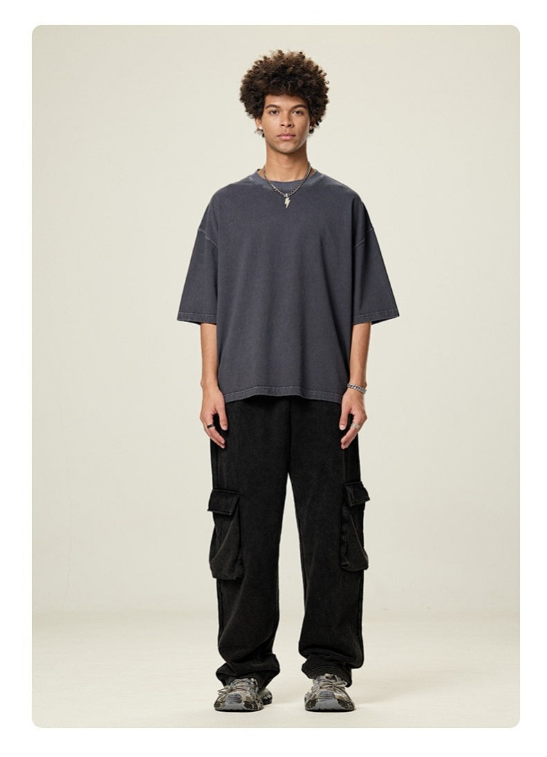 Washed Boxy Cotton T-Shirt