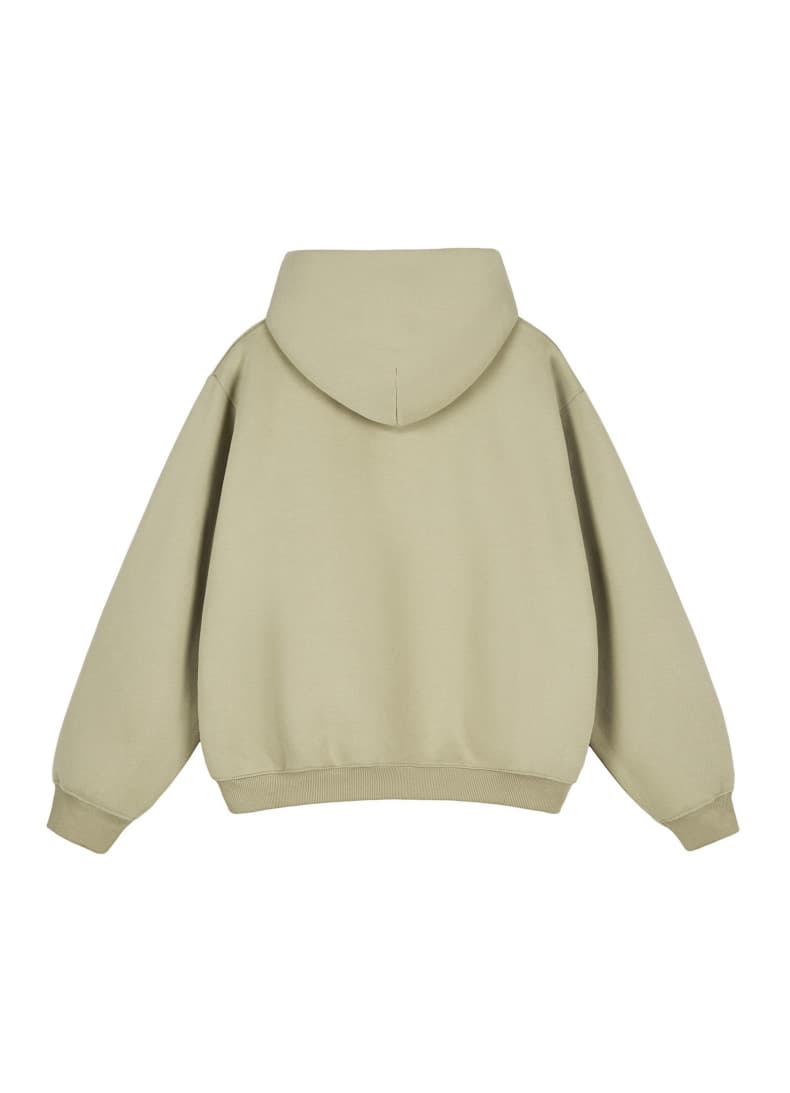 Boxy Heavyweight Fleece Clean Fit Hoodie